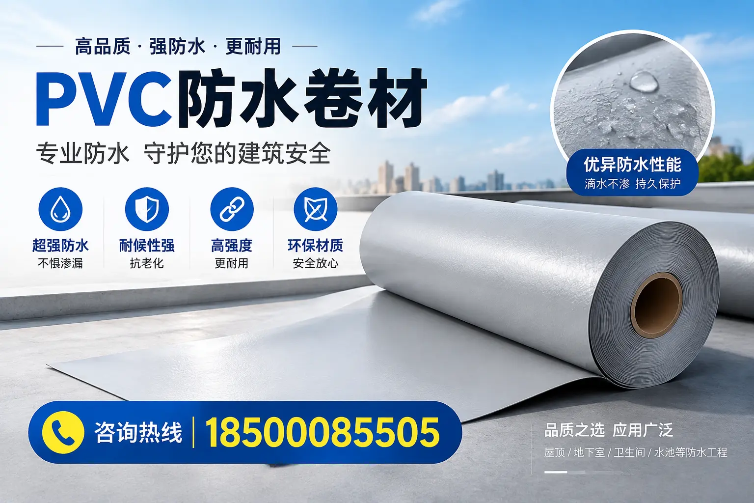 资阳地区pvc防水卷材的市场现状与发展趋势